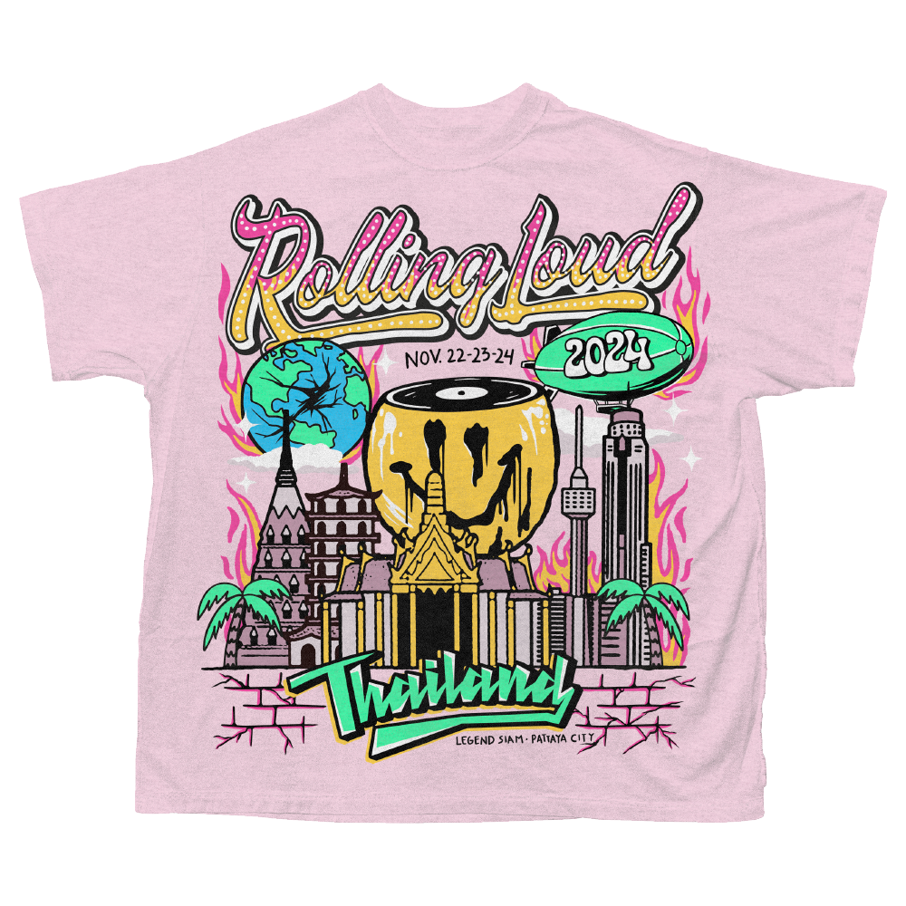 RL Thailand 24 Headwave Pink Lineup Tee