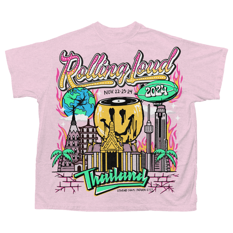 RL Thailand 24 Headwave Pink Lineup Tee