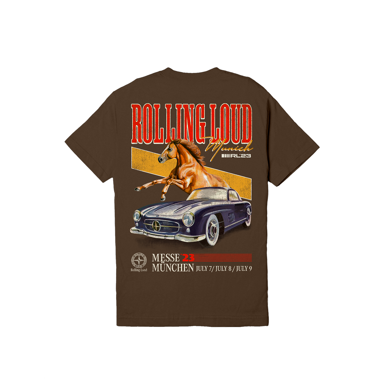 RL Munich 23 High Horse Brown Tee