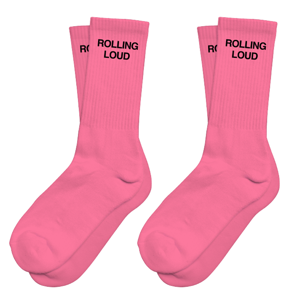 RL Classic Highlighter Neon Pink Socks