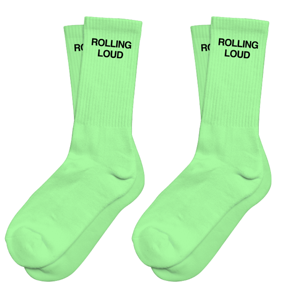 RL Classic Highlighter Neon Green Socks