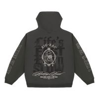 RL X ZIG-ZAG GREY HOODIE