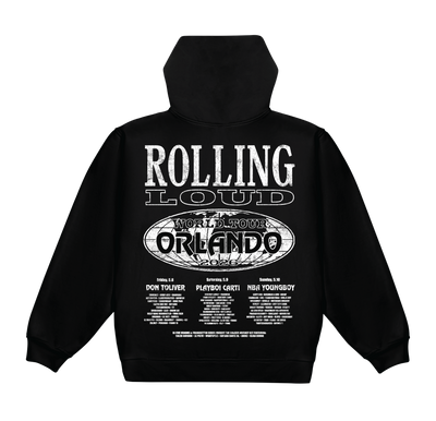 B&W Orlando Tour 26 Black Lineup Hoodie