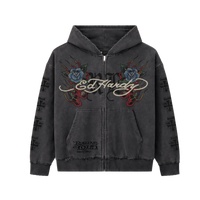 RL X ED HARDY CROSS HOODIE