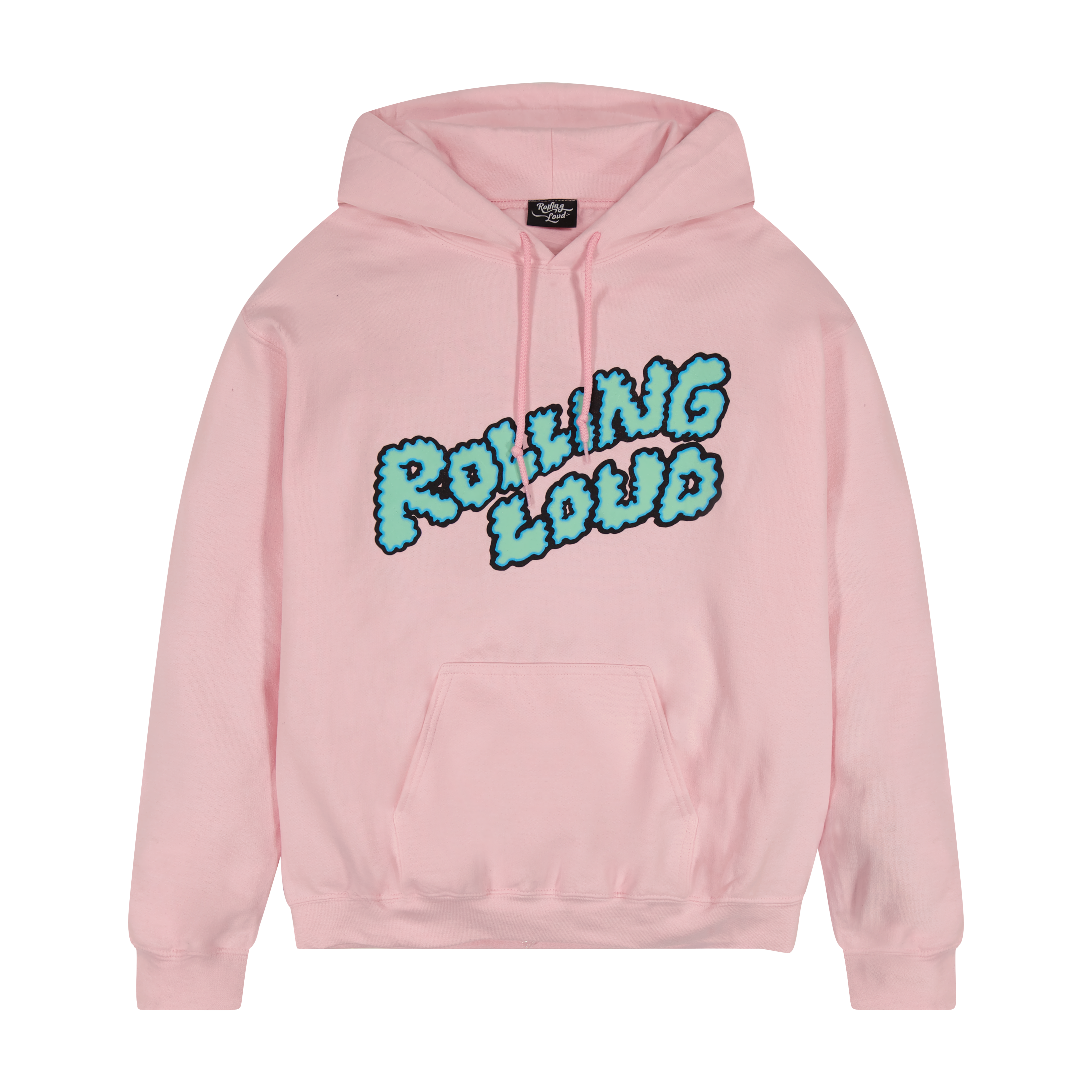 Rolling Loud Pink Puffy Logo Hoodie