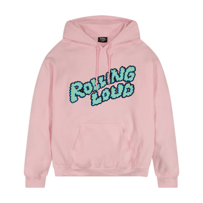 Rolling Loud Pink Puffy Logo Hoodie