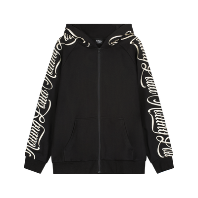 RL World Tour Script Tape Black Zip Hoodie