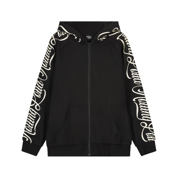 RL World Tour Script Tape Black Zip Hoodie