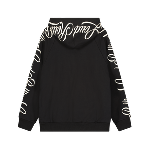 RL World Tour Script Tape Black Zip Hoodie