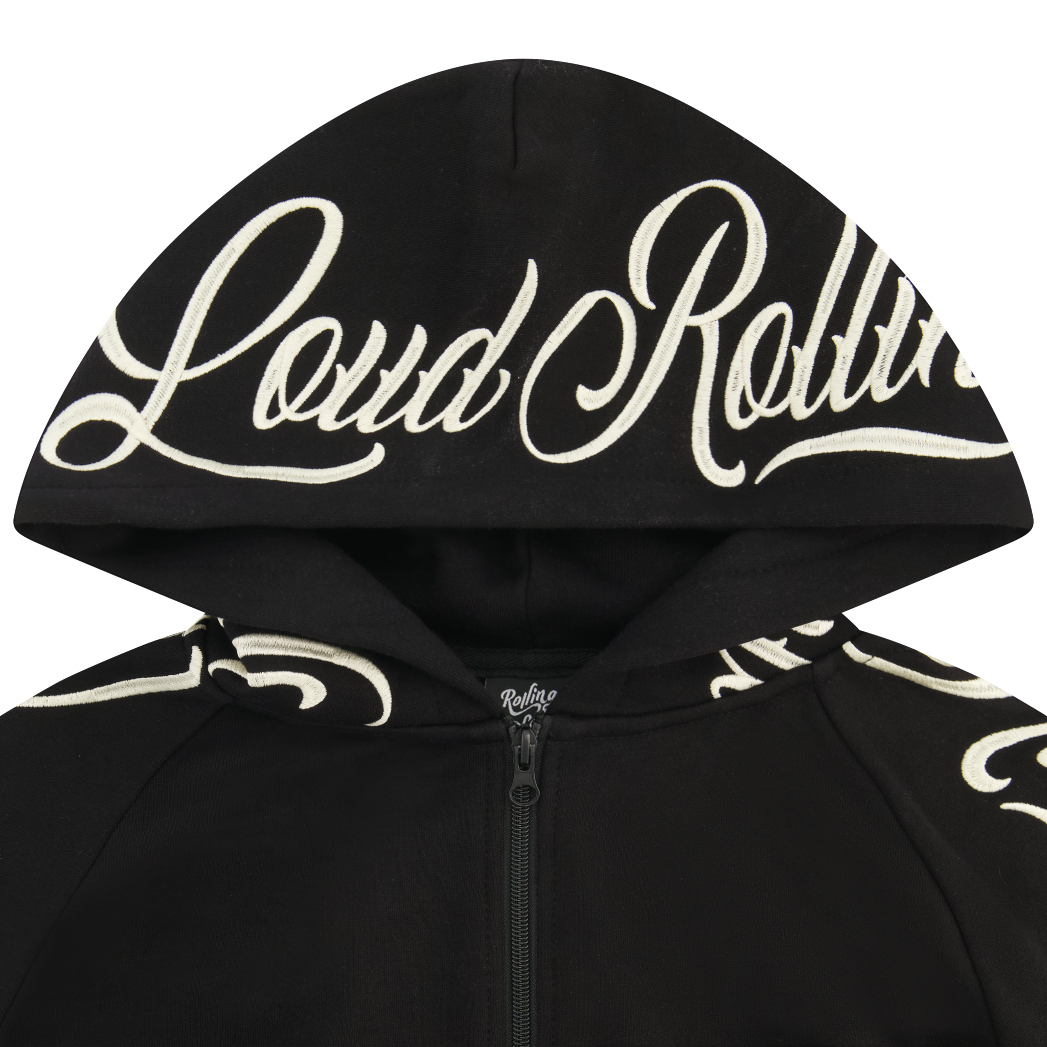 RL World Tour Script Tape Black Zip Hoodie