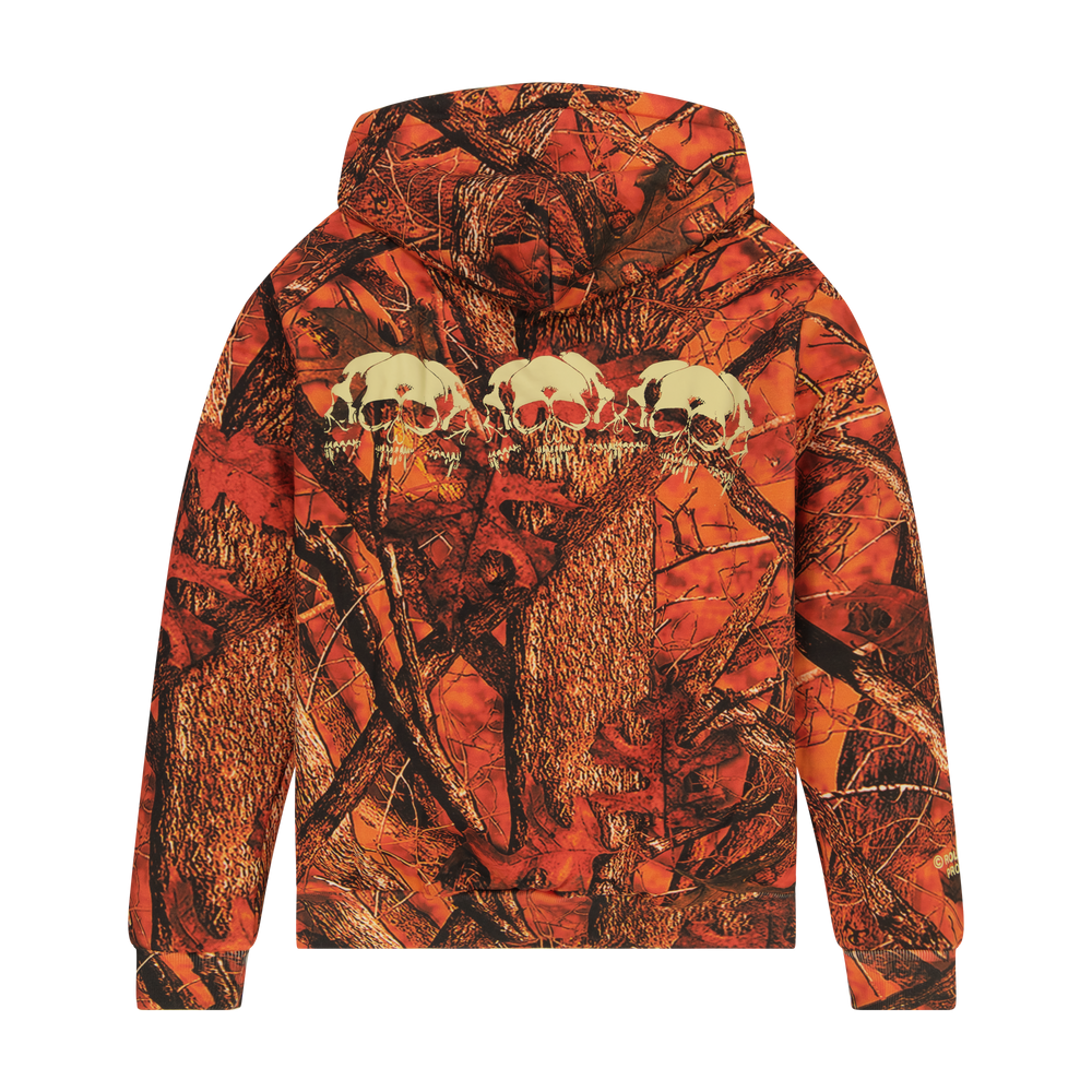 RL Open The Pit Orange Hunter Camo Hoodie