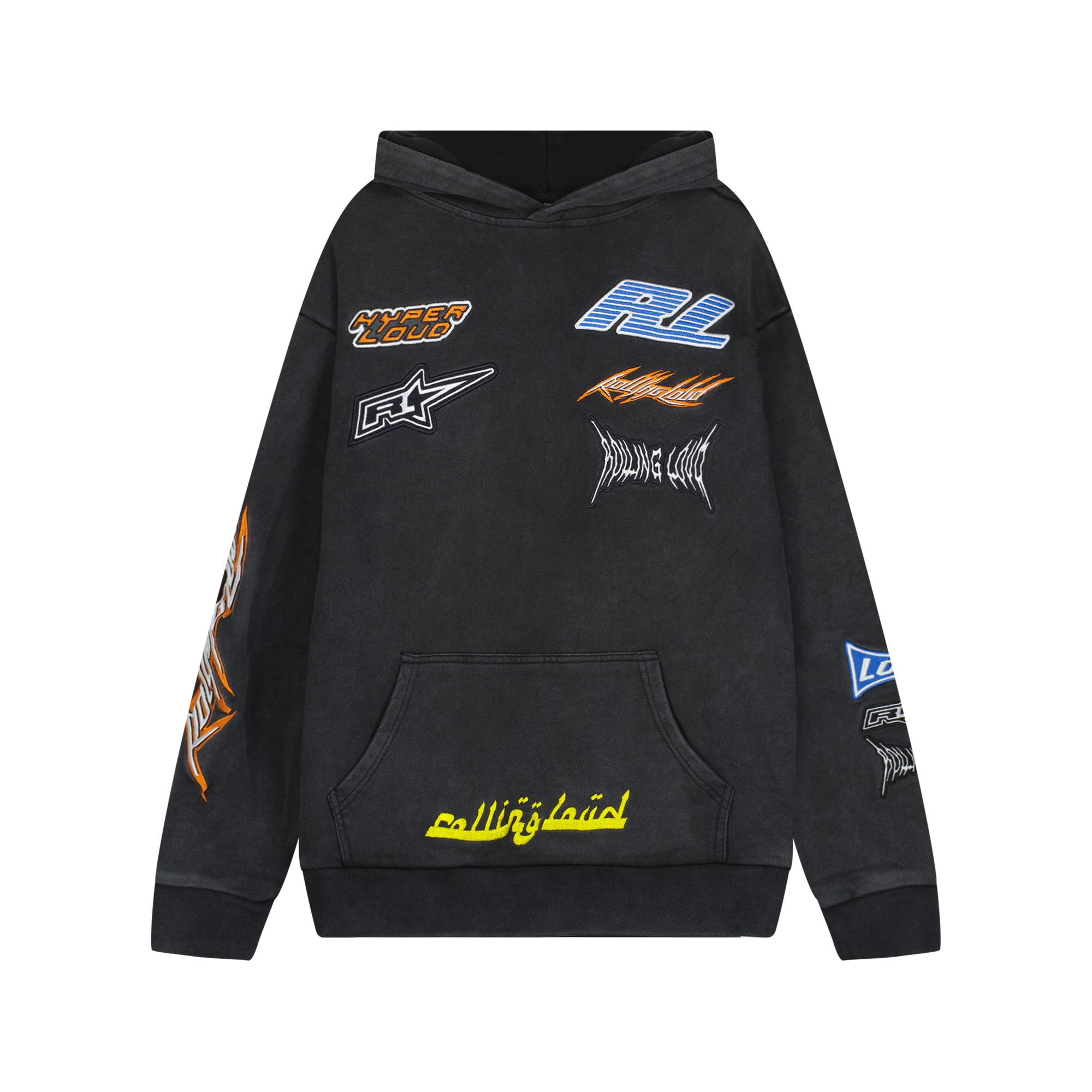 RL Super Moto World Tour Black Hoodie | Rolling Loud