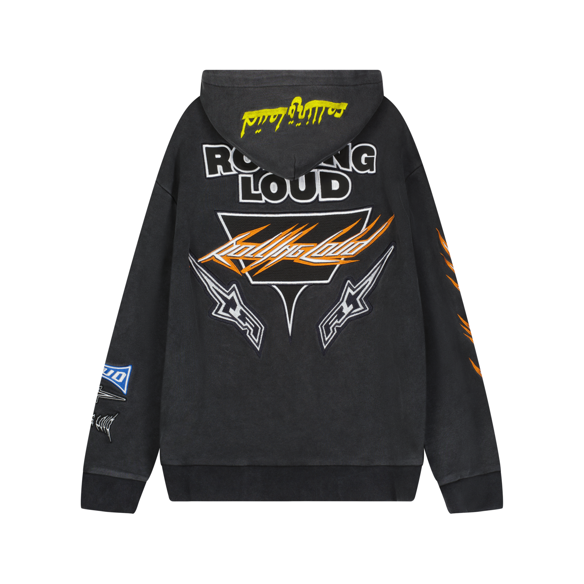 RL Super Moto World Tour Black Hoodie | Rolling Loud