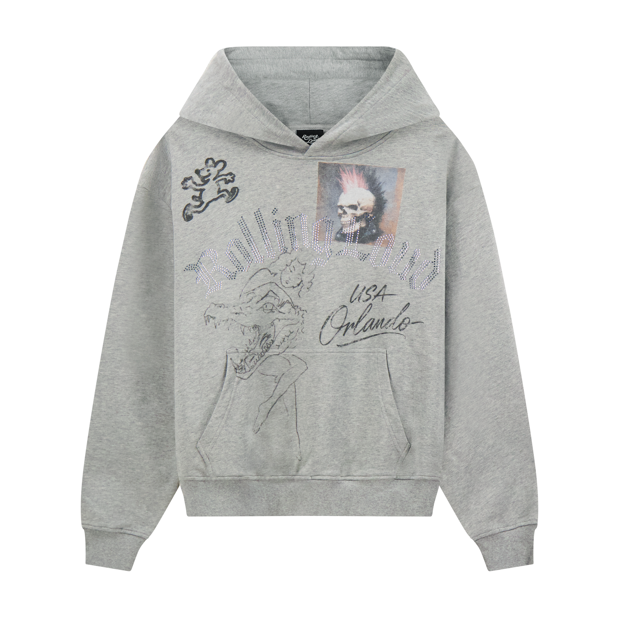Signature Orlando Bling Grey PO Hoodie