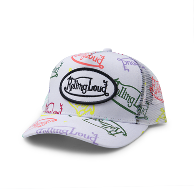 RL Von Loud White Trucker Hat