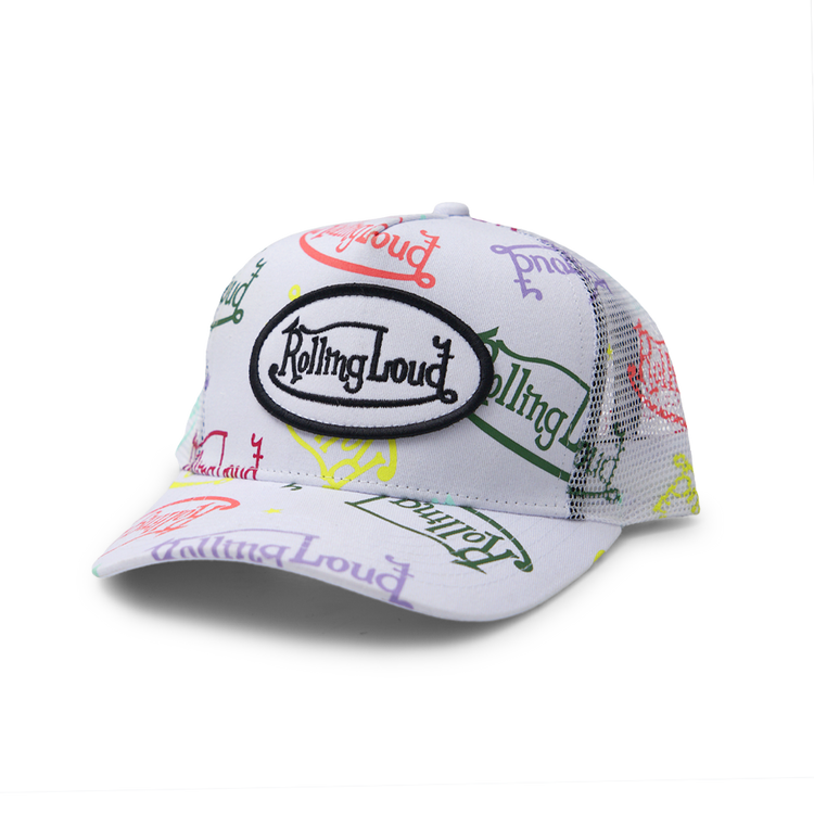 RL Von Loud White Trucker Hat