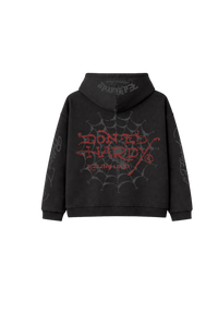 RL X ED HARDY SKULL WEB HOODIE