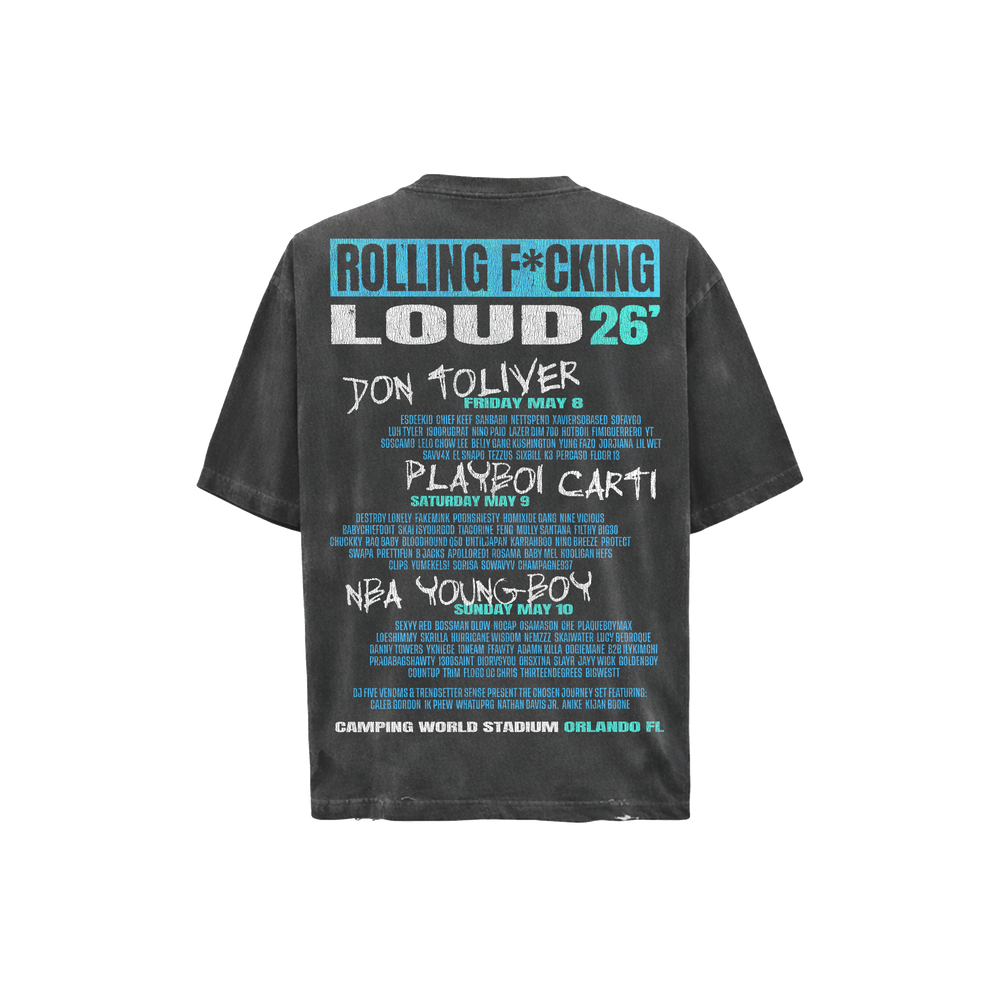 IN THE CROWN VINTAGE BLACK 26 LINEUP TEE