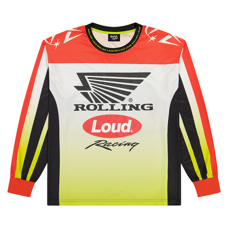 RL LOUD RACER RED AND GOLD MOTO JERSEY
