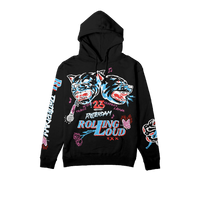 RL Rotterdam 23 Bite Back Black Hoodie | Rolling Loud RL Rotterdam 23 Bite Back Black Hoodie | Rolling Loud