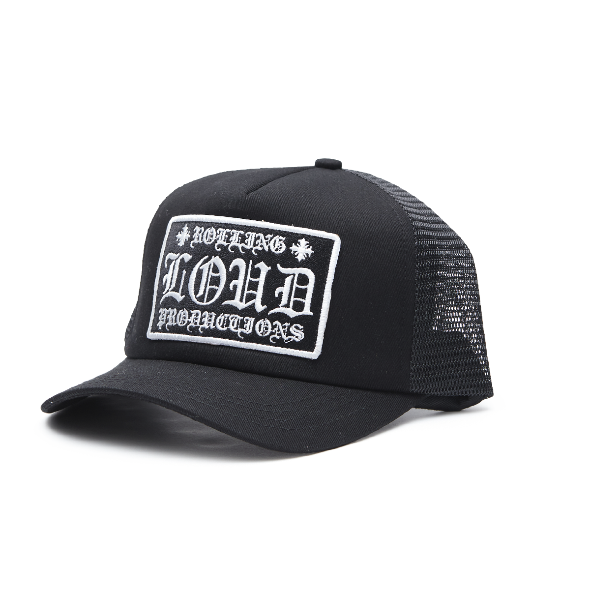 Loud Hearts Black Trucker Hat