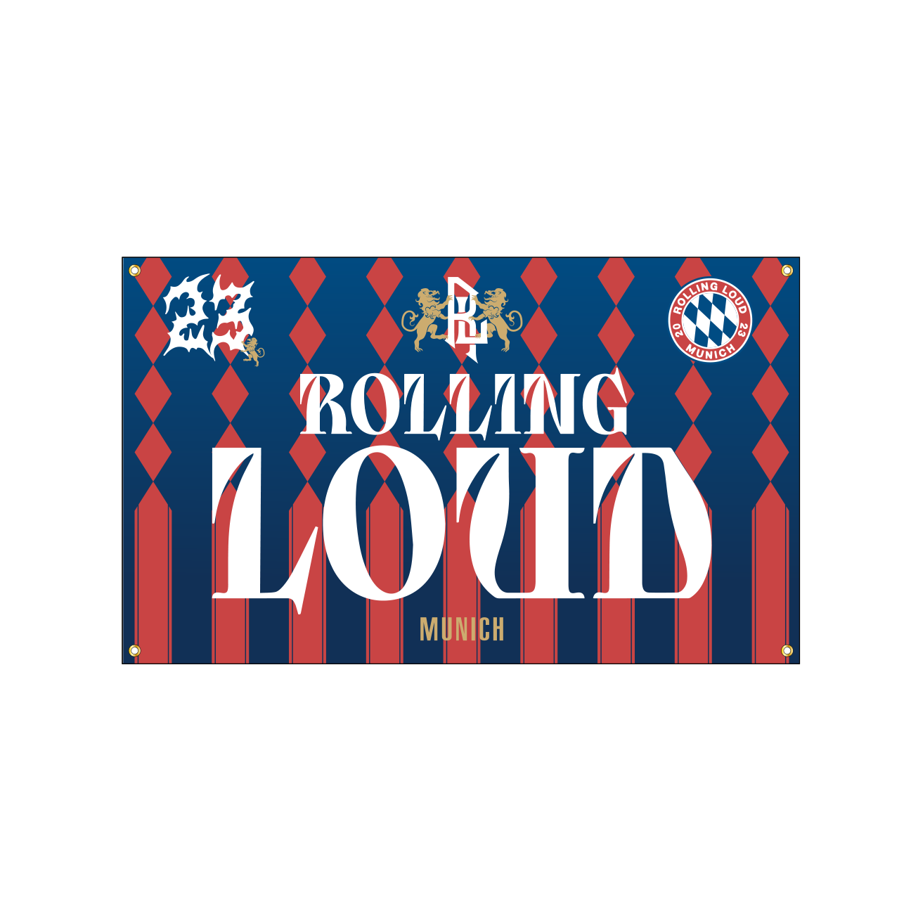 RL Munich 23 Loud League Fest Flag