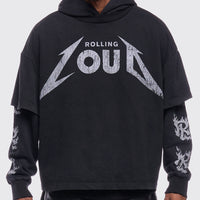 LOUD METAL LAYERED HOODIE
