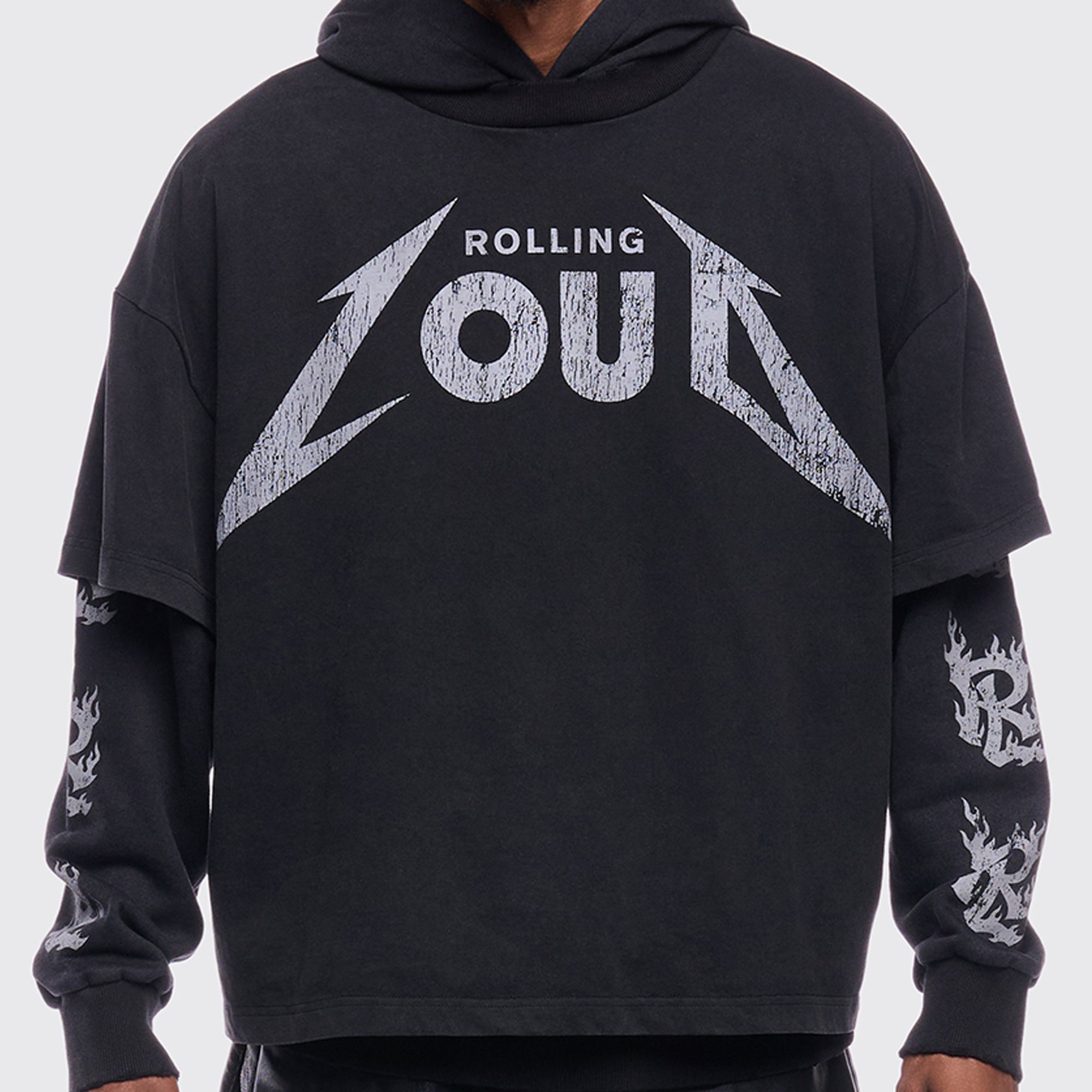 LOUD METAL LAYERED HOODIE