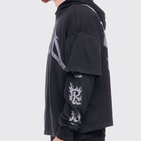 LOUD METAL LAYERED HOODIE