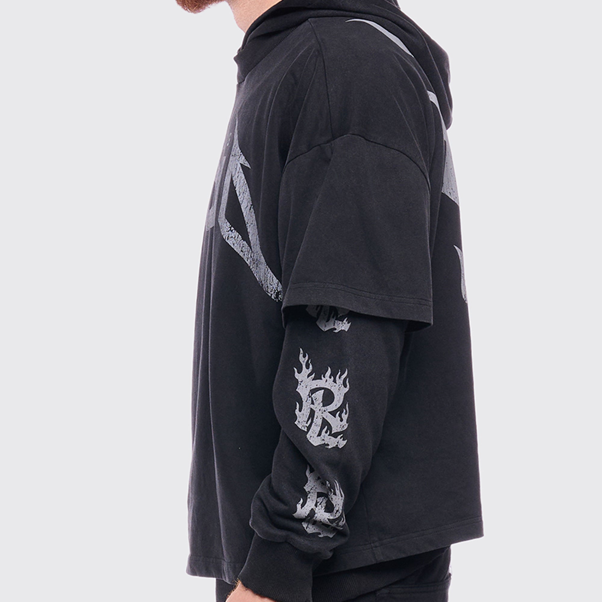 LOUD METAL LAYERED HOODIE