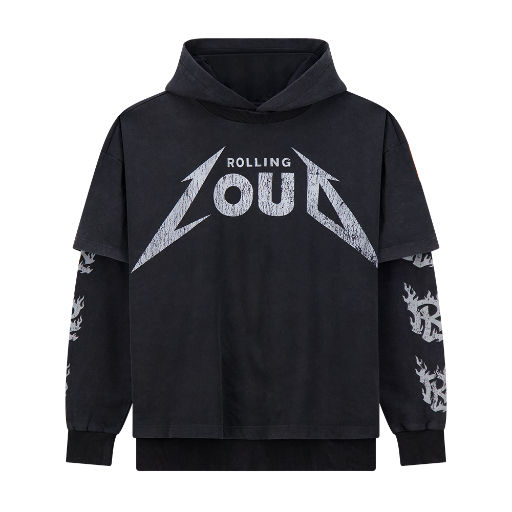 LOUD METAL LAYERED HOODIE