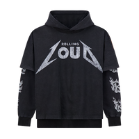 LOUD METAL LAYERED HOODIE