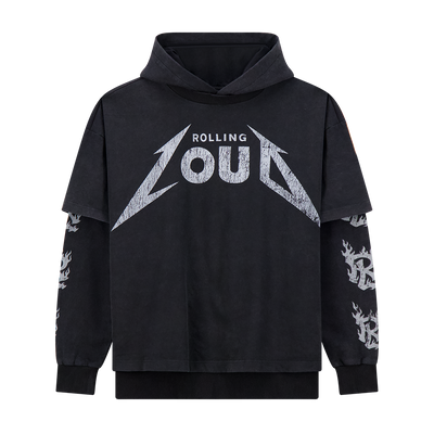 LOUD METAL LAYERED HOODIE