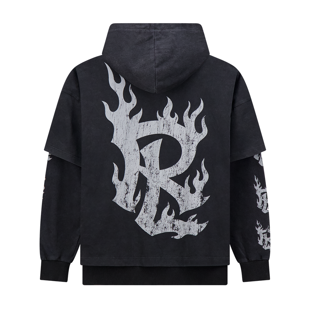 LOUD METAL LAYERED HOODIE