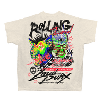 RL x Loud Punx Cream Shock Collar Tee