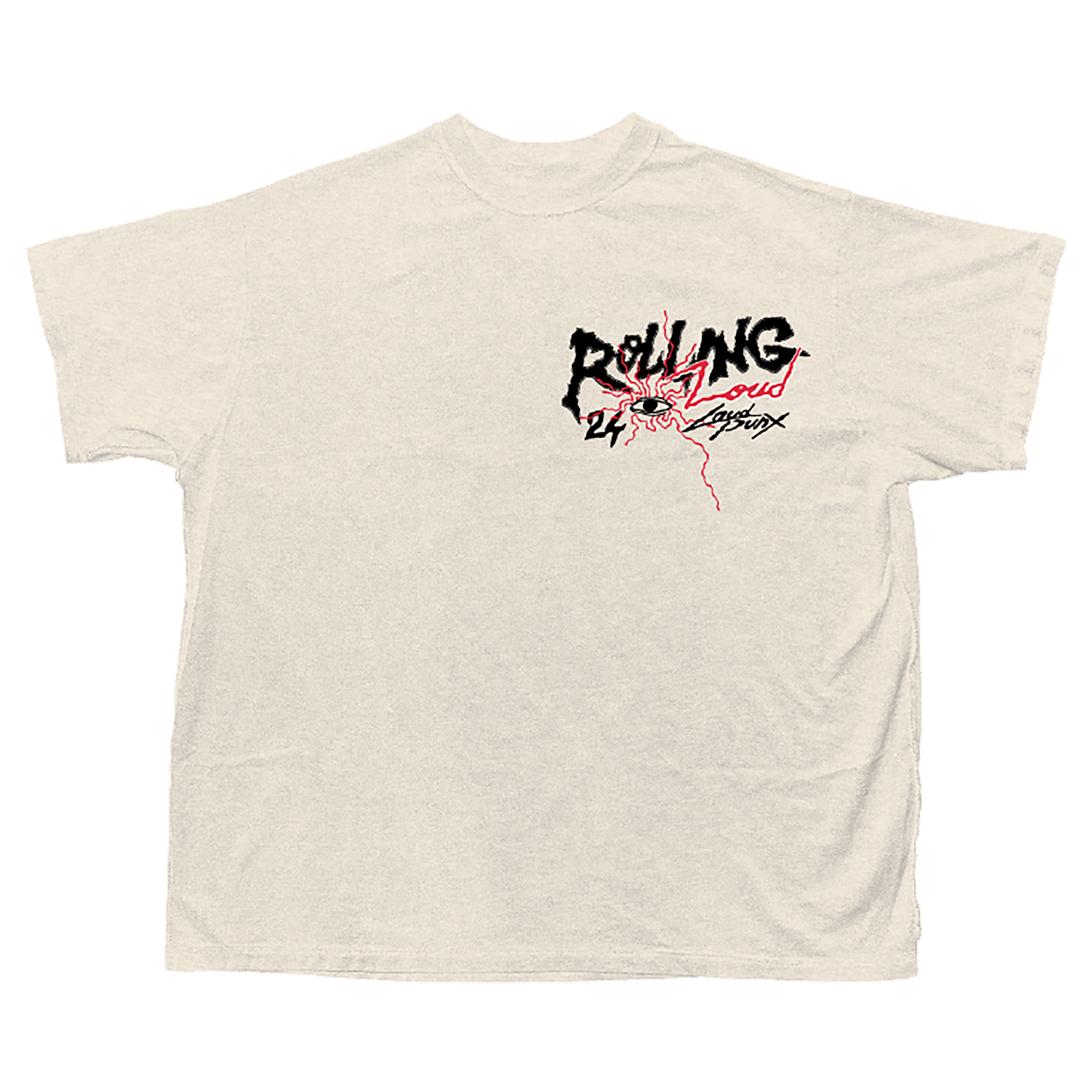 RL x Loud Punx Cream Shock Collar Tee