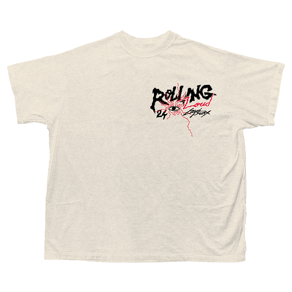 RL x Loud Punx Cream Shock Collar Tee