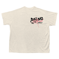 RL x Loud Punx Cream Shock Collar Tee