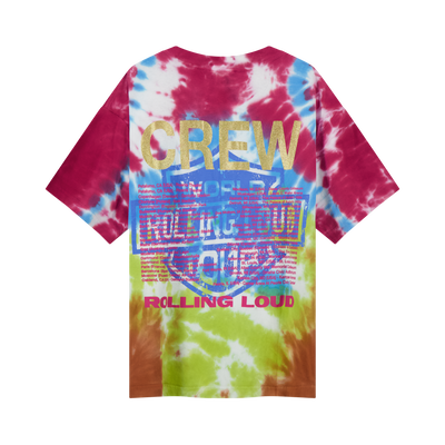 LOUD TIE-DYE CREW TEE