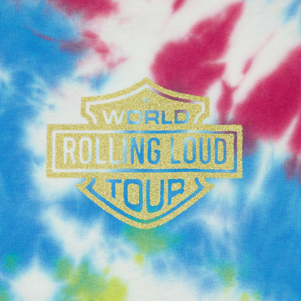 LOUD TIE-DYE CREW TEE
