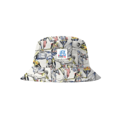 RL LA 24 Loud Champs AOP Bucket Hat