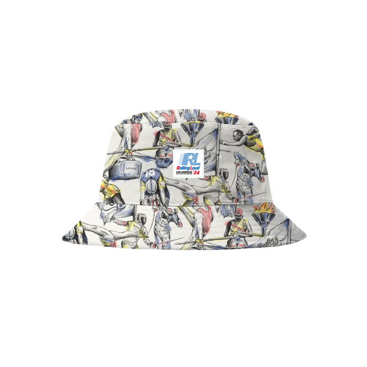 RL LA 24 Loud Champs AOP Bucket Hat