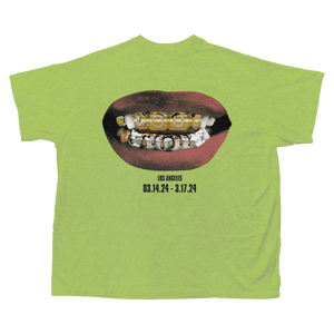 RL LA 24 Loud Mouth Grill Bling Lime Tee