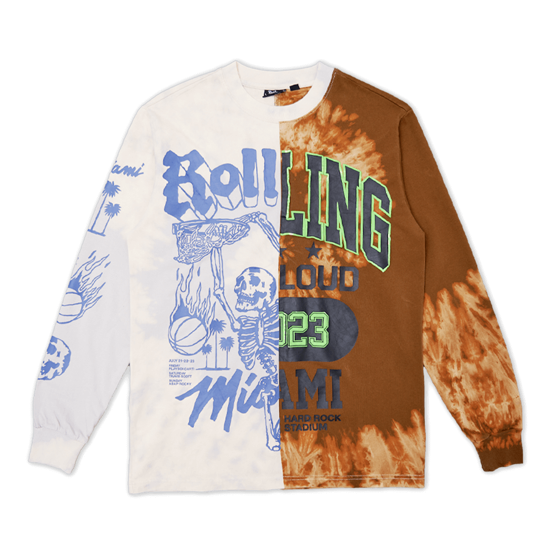 RL Miami 23 Double Trouble Tan/Brown Tie Dye LS