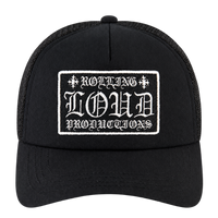 Loud Hearts Black Trucker Hat