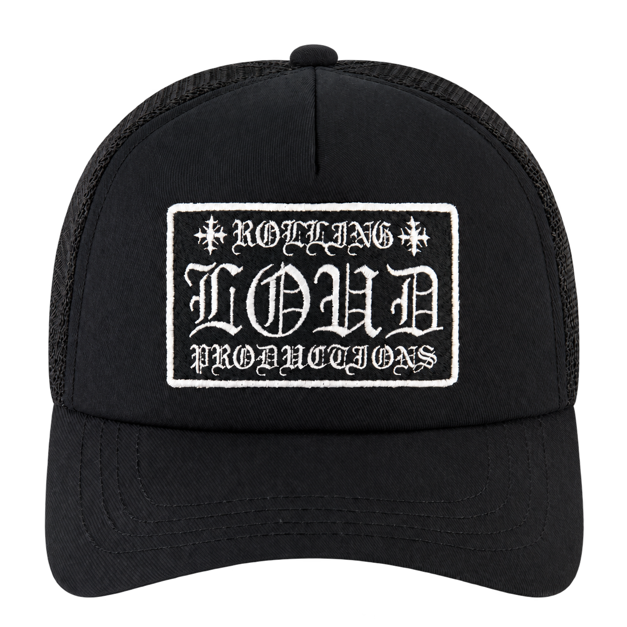 Loud Hearts Black Trucker Hat