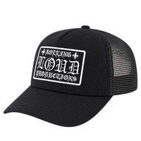 Loud Hearts Black Trucker Hat
