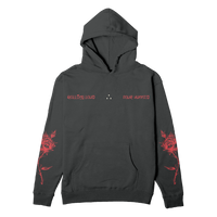 RLxYG MKL Washed Black Hoodie