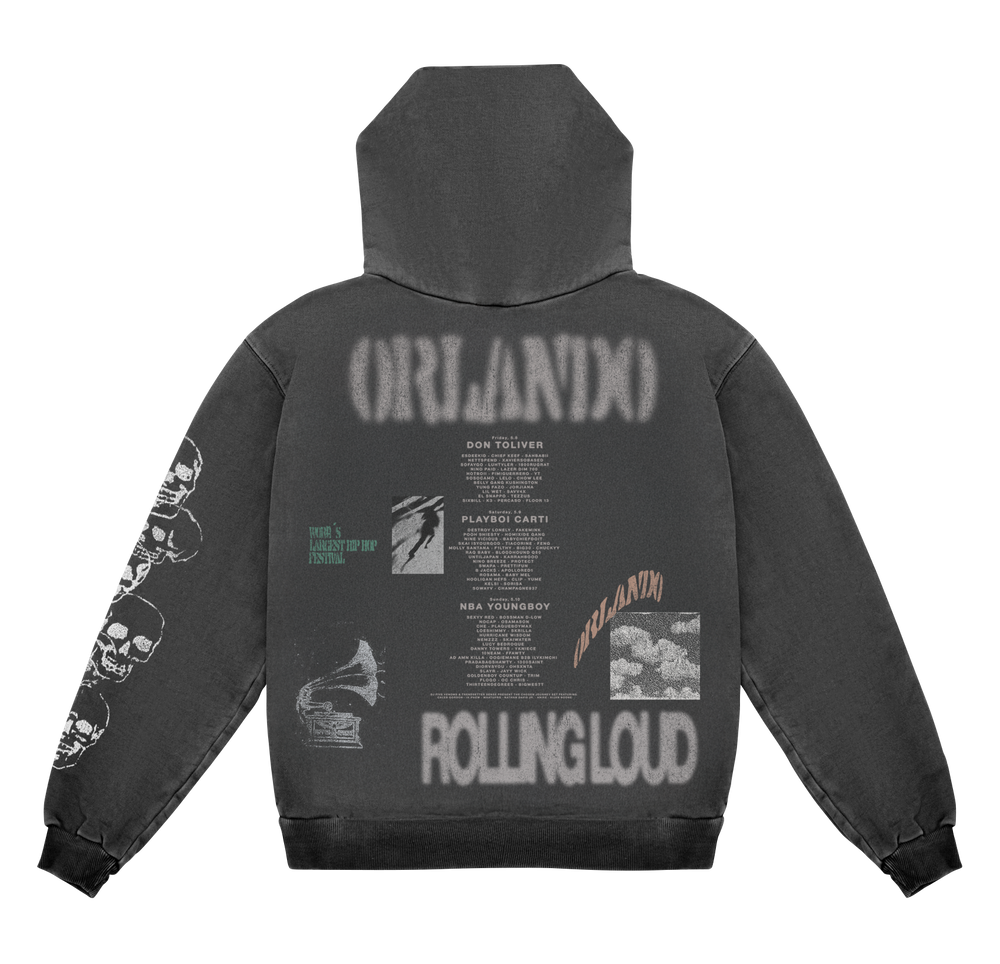 Moments Washed Black US 26 Lineup Hoodie