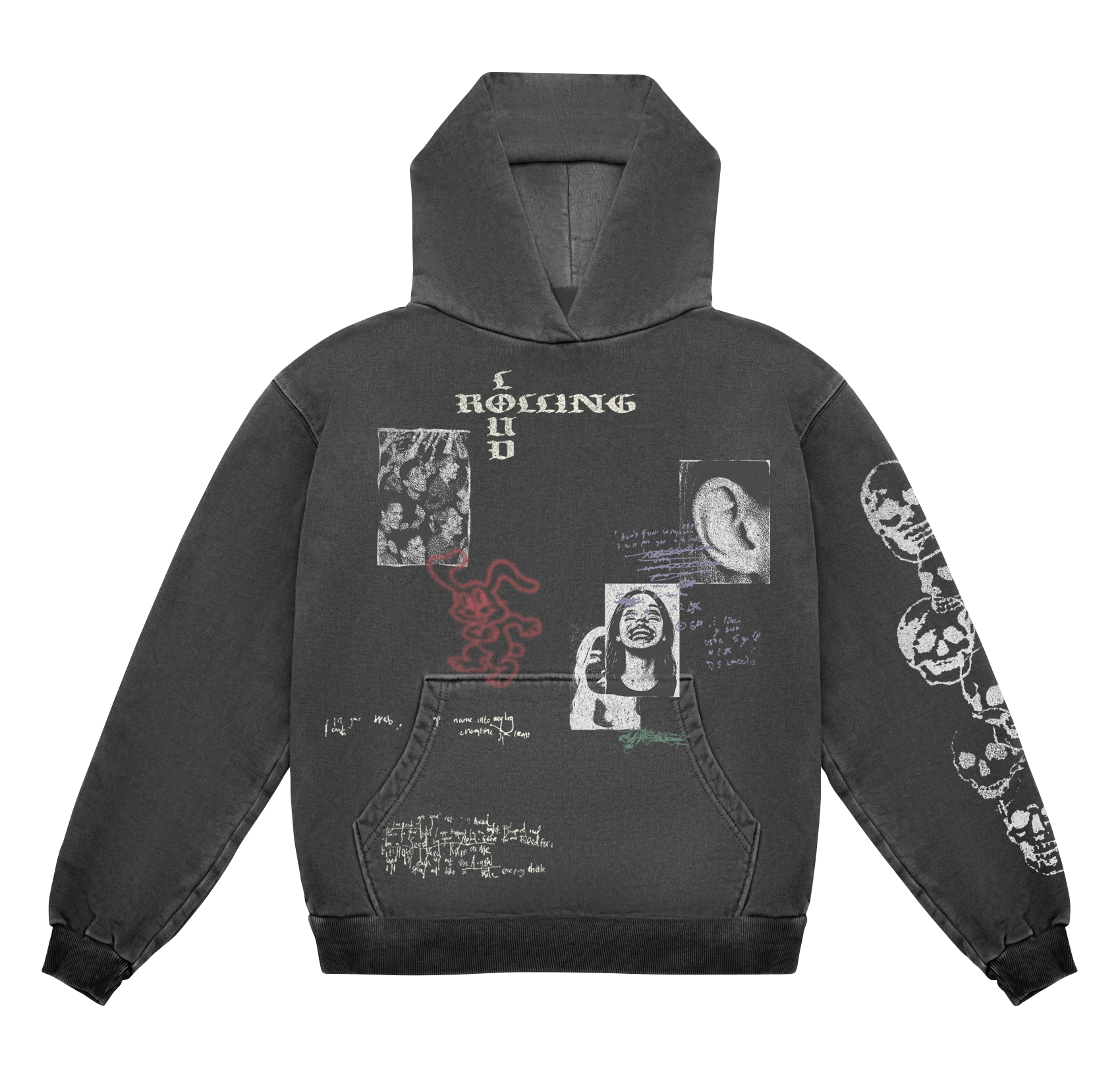 Moments Washed Black US 26 Lineup Hoodie